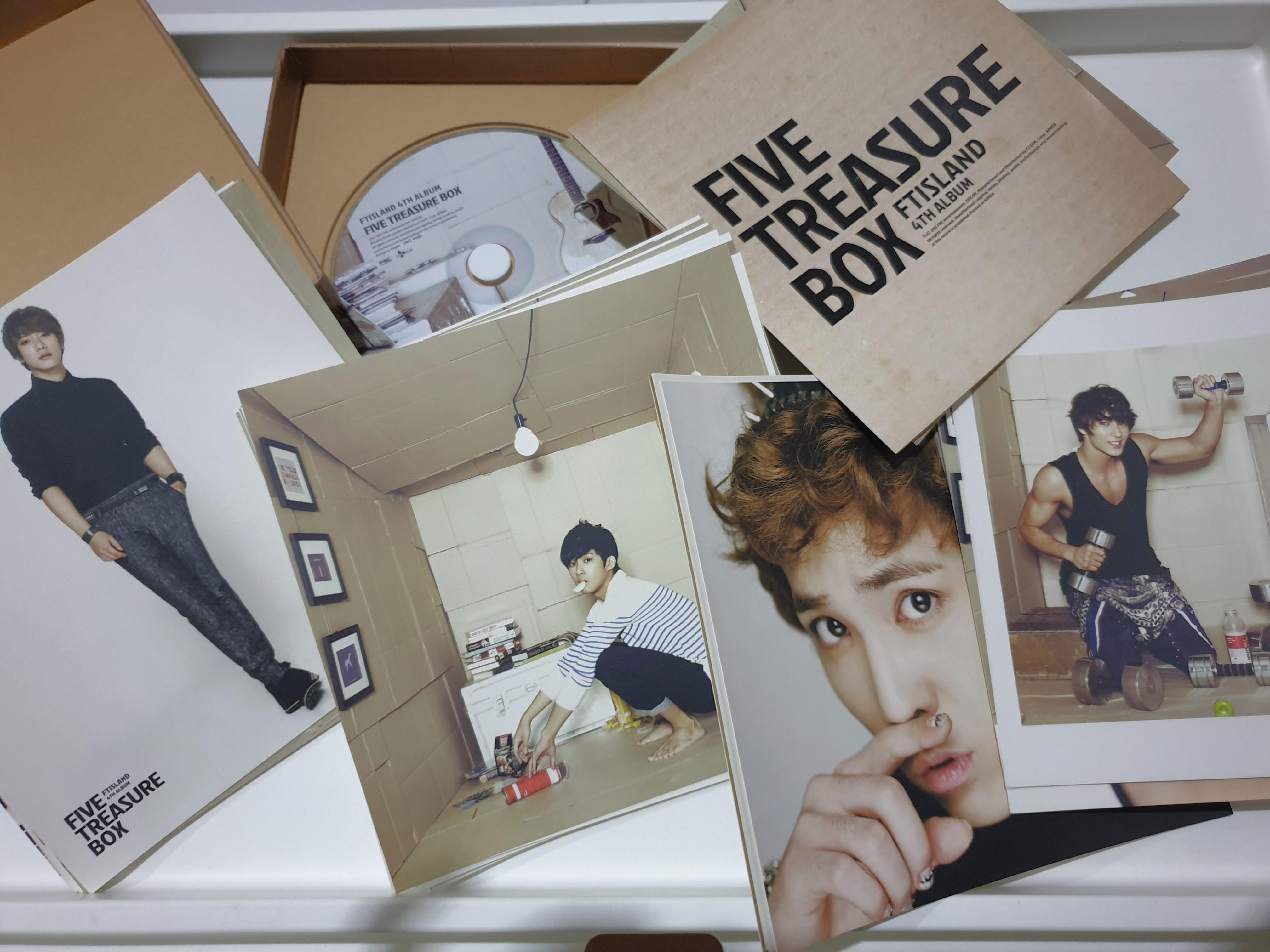 FT ISLAND 4TH ALBUM - FIVE TREASURE BOX (PRE-LOVE), Toys 