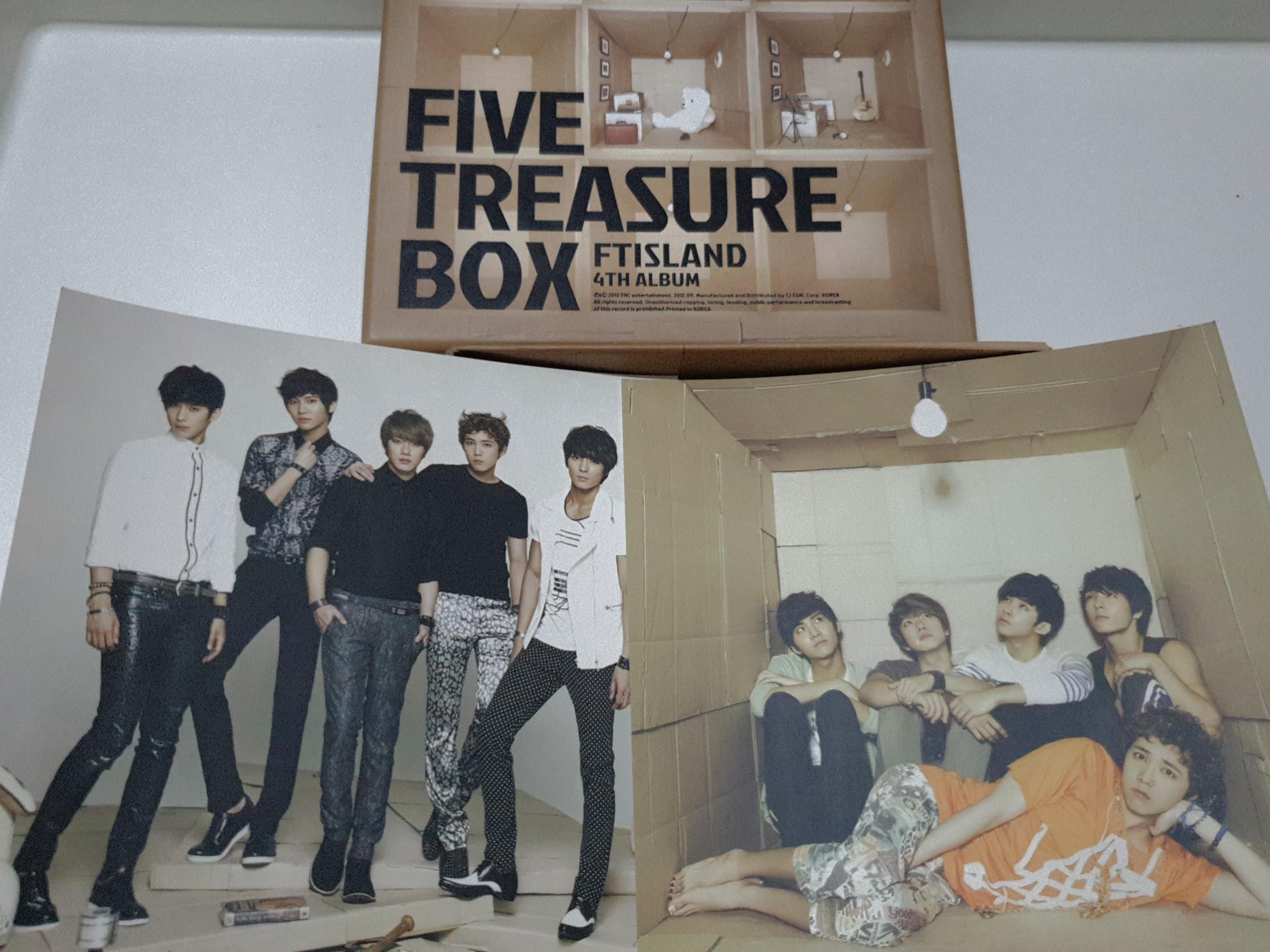 FT ISLAND 4TH ALBUM - FIVE TREASURE BOX (PRE-LOVE), Toys 