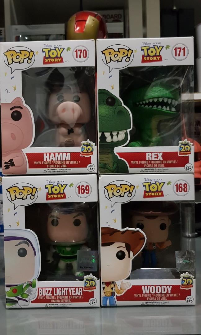 Funko POP Toy Story Woody Buzz Hamm Rex Hobbies Toys