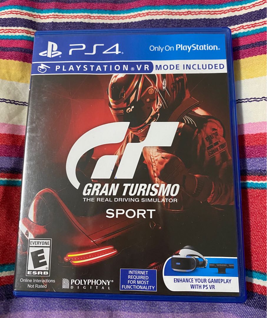 Gran Turismo Sport VR Compatible PS4 Racing Game Playstation 4 PS
