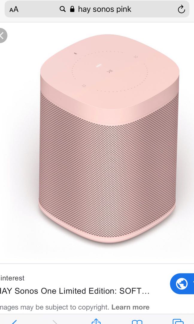 løn halv otte Maleri Hay sonos pink limited edition, Audio, Other Audio Equipment on Carousell