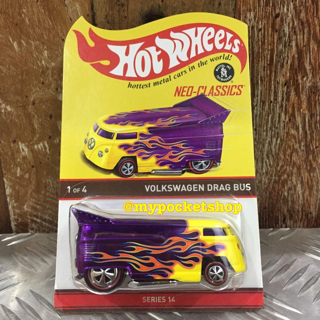 Sold Hot Wheels Volkswagen Drag Bus Spectraflame Purple 2016 Hotwheels Rlc Exclusive Neo Classics Toys Games Others On Carousell