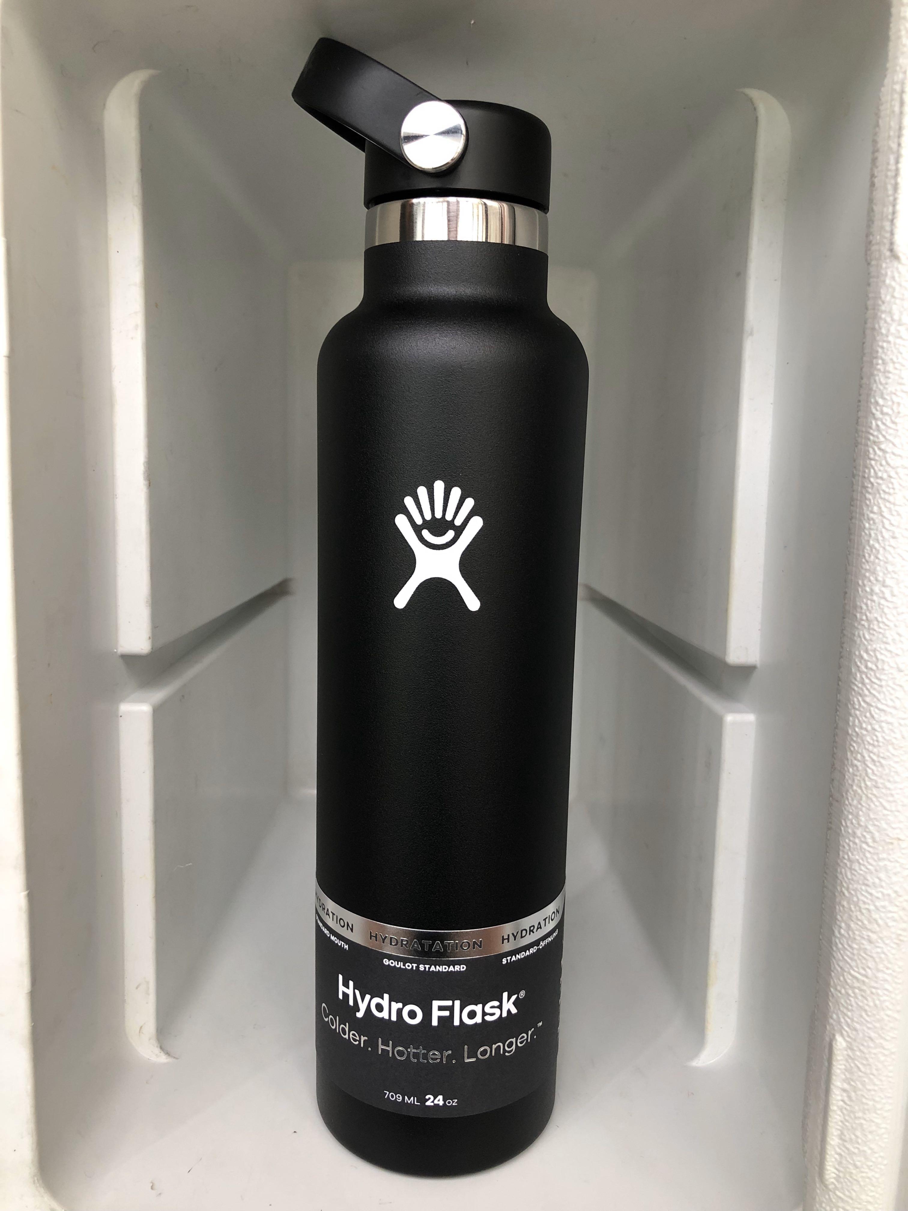 Hydro Flask Bottle 24 oz Standard Mouth - Black