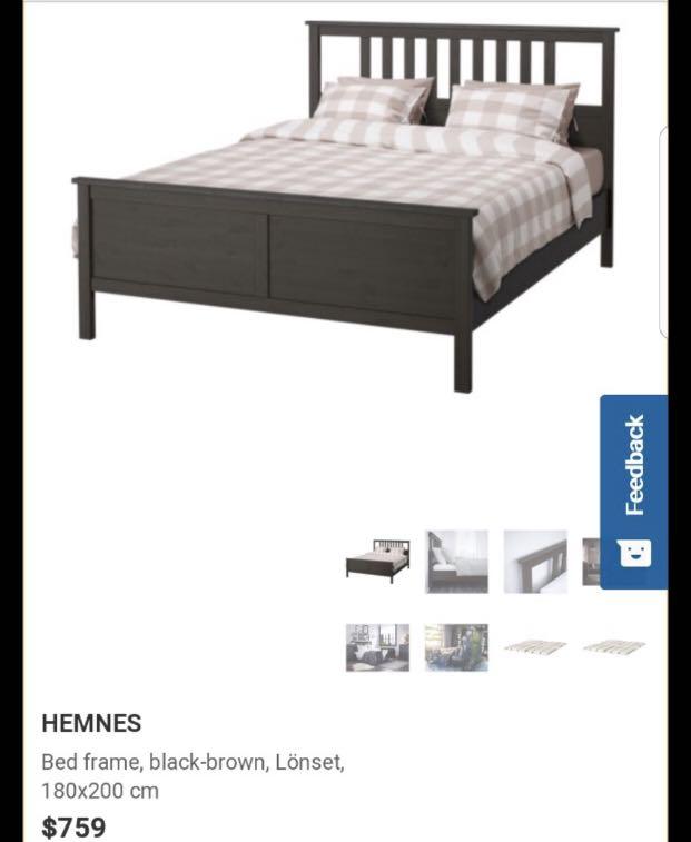 Ikea King Size Bed Frame Hemnes, Does Ikea Have King Size Bed Frames
