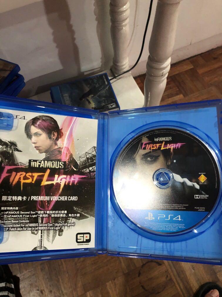 Infamous First Light (Category: PlayStation) located in Pasay City. Submitted by xansells (Listing ID 1010983851, Image 2). Description: .