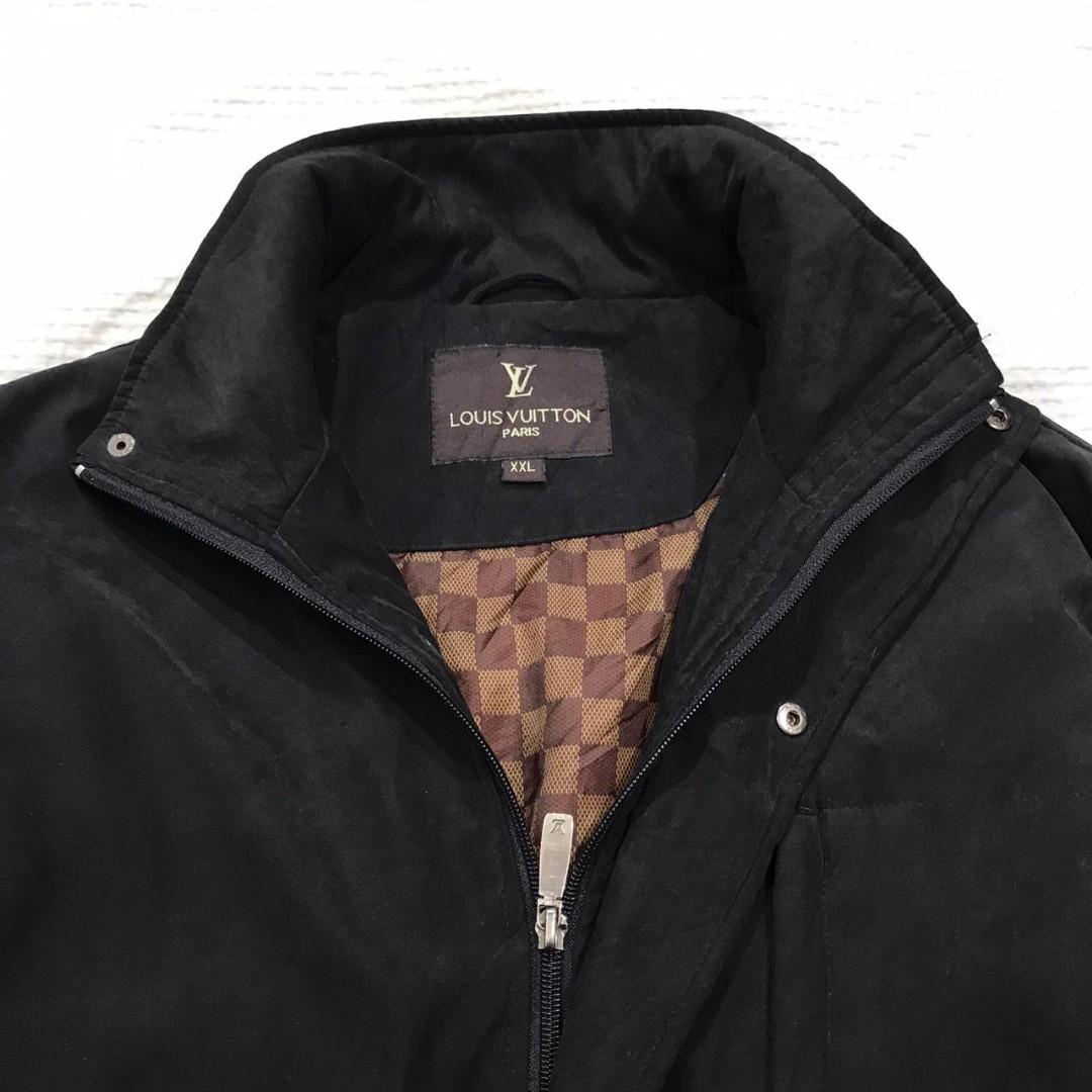 Jaket Louis Vuitton Paris monogram, Fesyen Pria, Pakaian , Baju