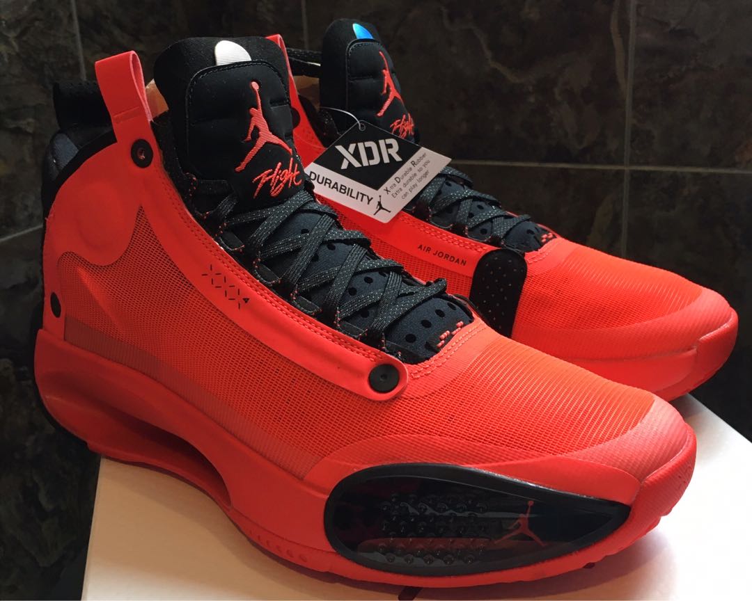 Jordan 34 Infrared Men s Fashion Footwear Sneakers on Carousell