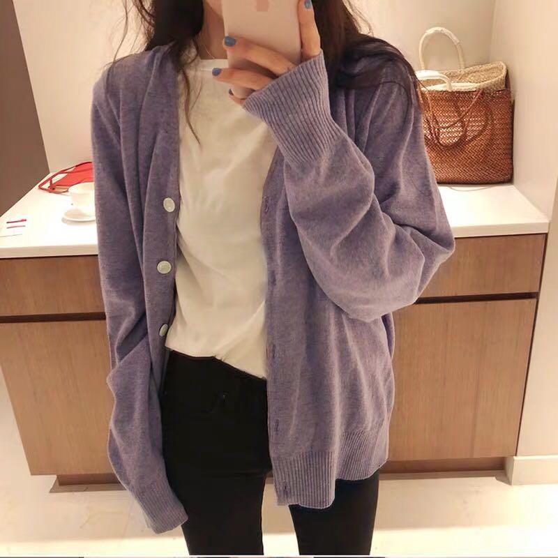 korean knitted cardigan
