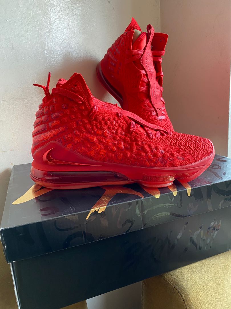 lebron 17 university red