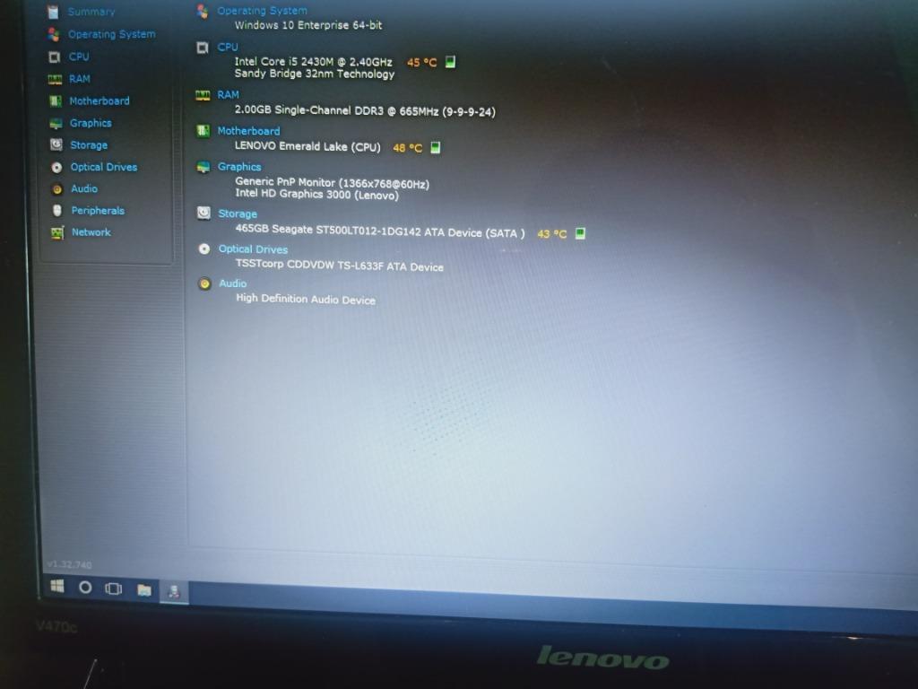 Lenovo V470c Electronics Computers Laptops On Carousell