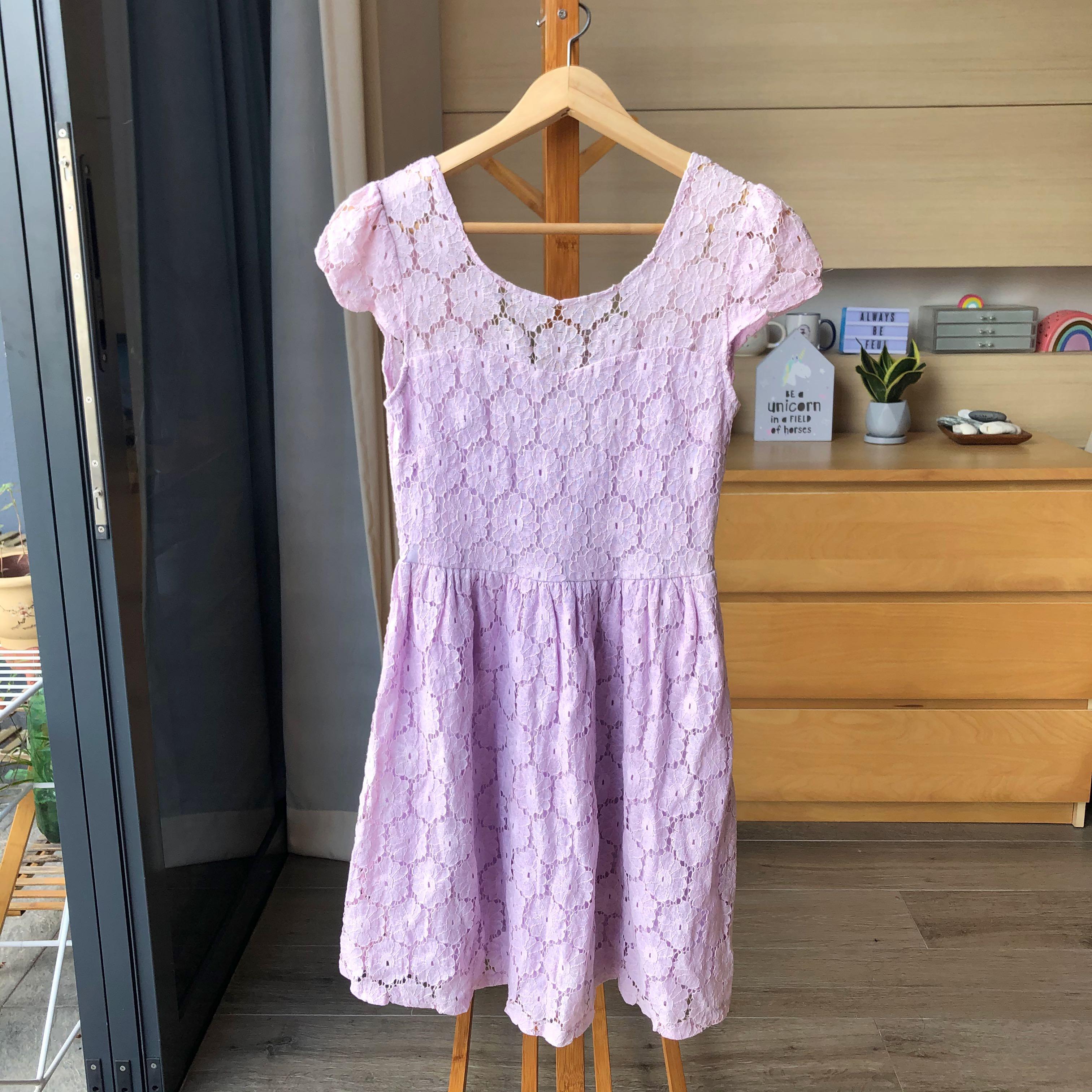 Lilac crochet lace dress Zara size S equivalent, Women's Fashion, Tops, Sleeveless on Carousell Lilac crochet lace dress Zara size S equivalent, Women's Fashion, Tops, Sleeveless on Carousell