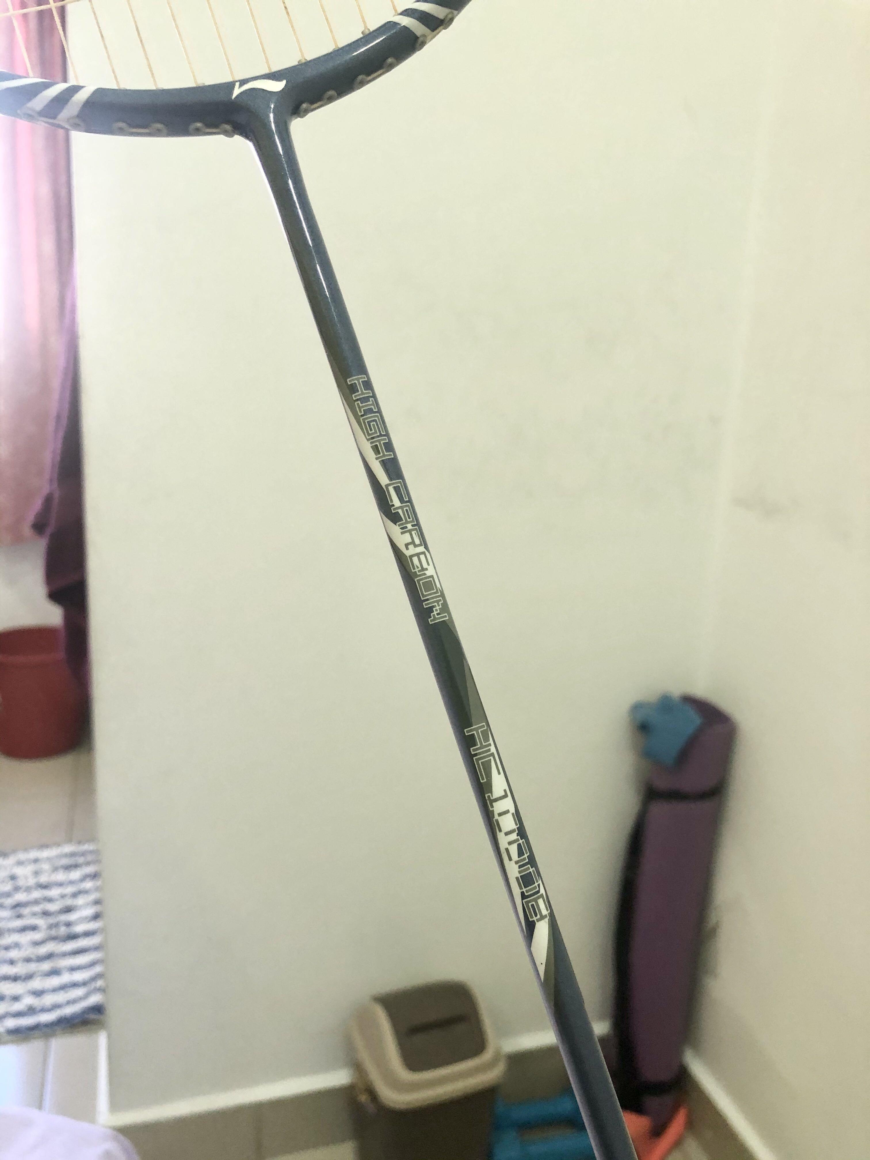 Lining High Carbon HC1000B Badminton Racket, Sports Equipment, Sports ...