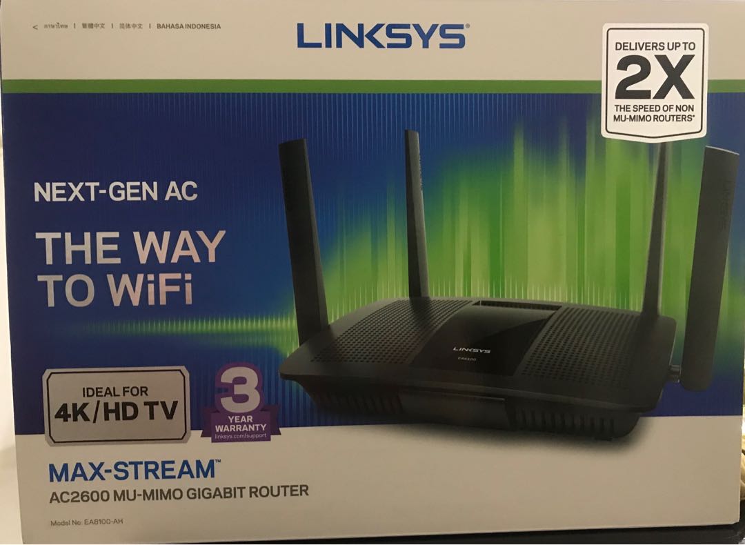Linksys AC2600 Router, Computers & Tech, Parts & Accessories