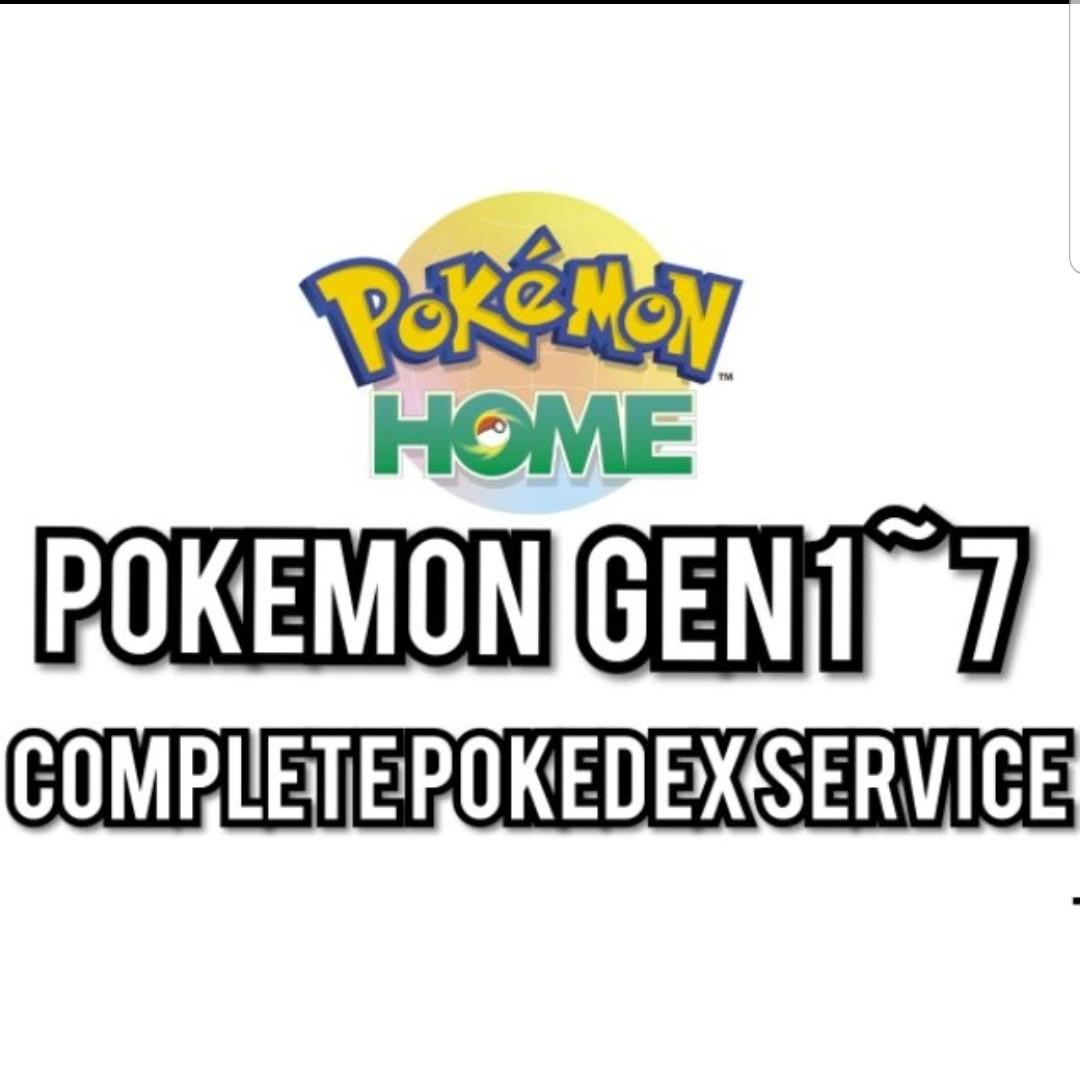 Lowest Price Guaranteed Pokemon Shiny Living Dex 1 807 Pokemon Home Video Gaming Video Games On Carousell