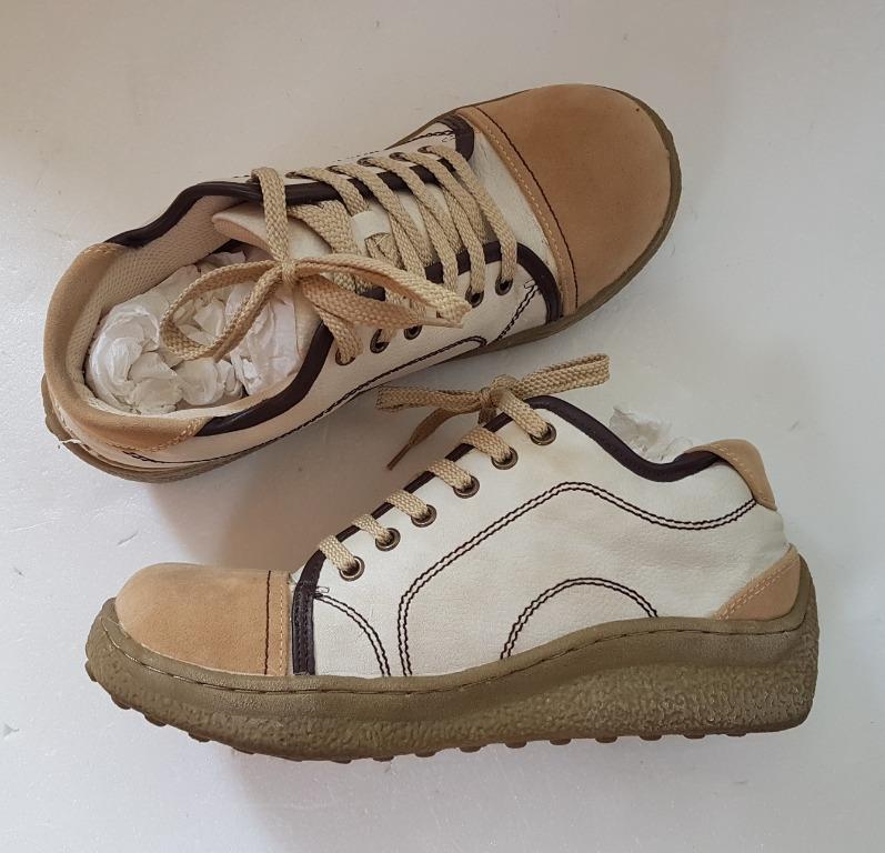 Luxury Mare Mare of Japan Classic Men Designer Shoes Original White and Beige Size 42 Exquisite Style Rugged Exotic Groovy Style Comfortable