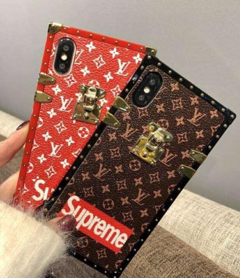 louis vuitton x supreme red Case Samsung Galaxy S23, S23 Plus