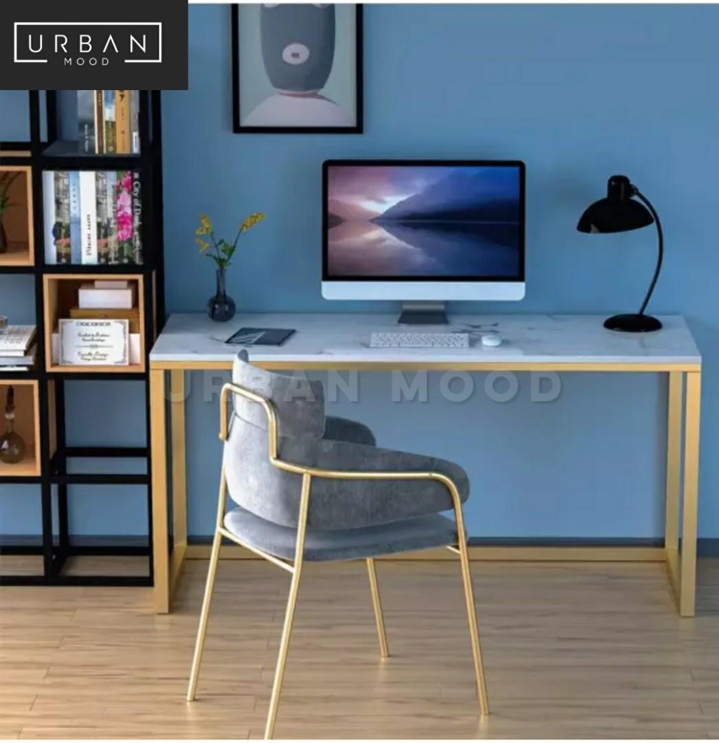Macael Modern Marble Slate Computer Table Furniture Tables Chairs On Carousell