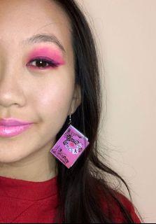 Mean Girls Earrings- Burn Book