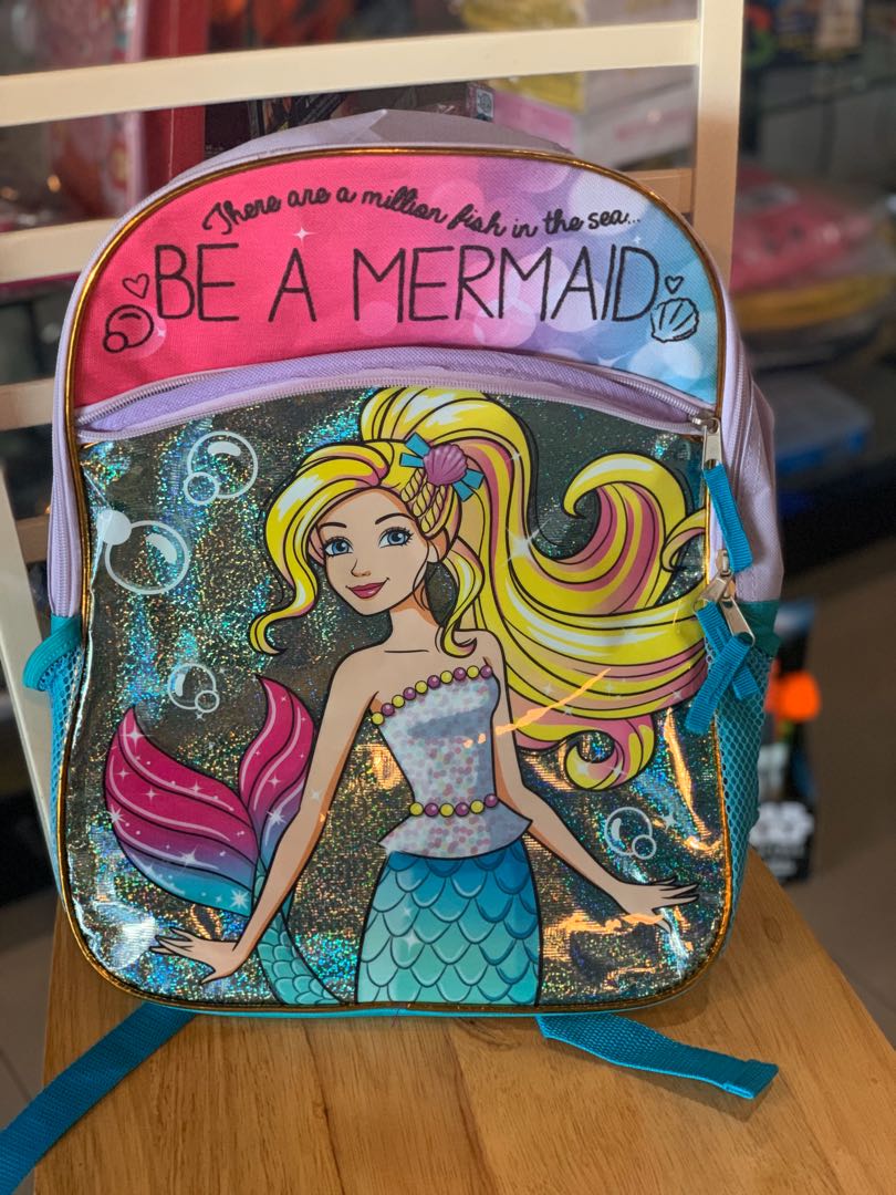 Barbie shop mermaid backpack