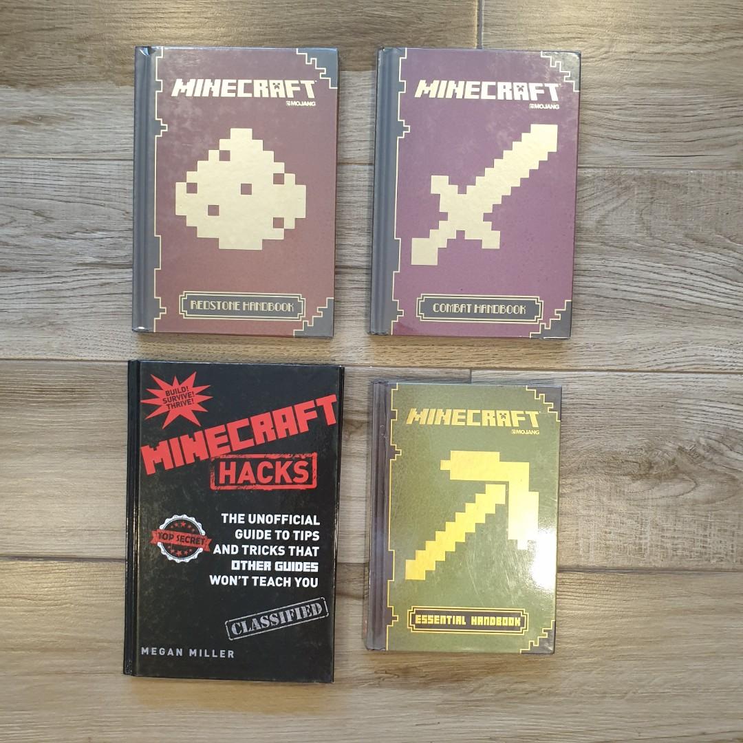 Minecraft Redstone Combat Essential Handbooks Hacks Set Hobbies Toys Books Magazines Children S Books On Carousell