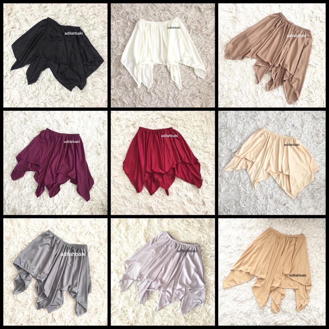 Mini skirt extender mini skirt muslimah zumba jogging hiking skirt