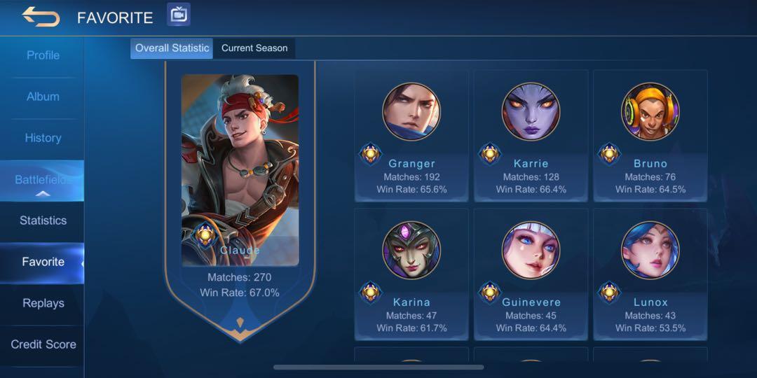 Mobile Legend Account, Toys & Games, Video Gaming, Video ...