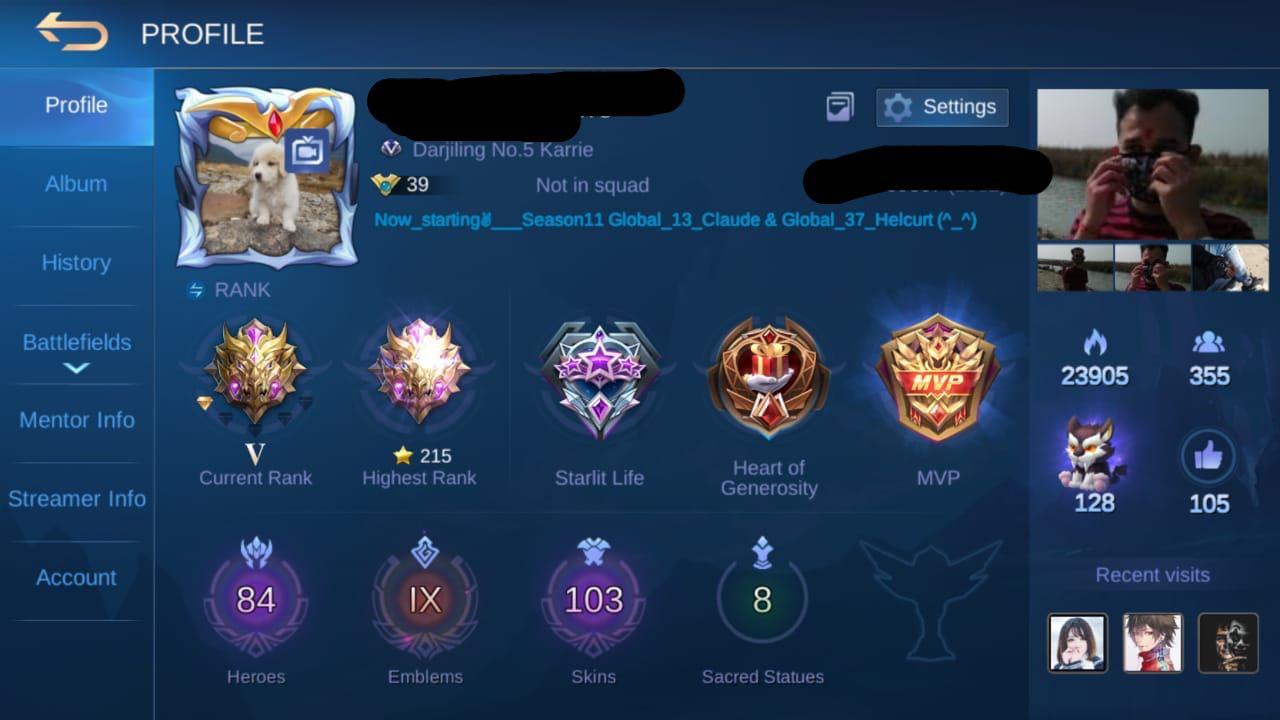 Mobile Legend Account Toys Games Video Gaming In Game Products On Carousell