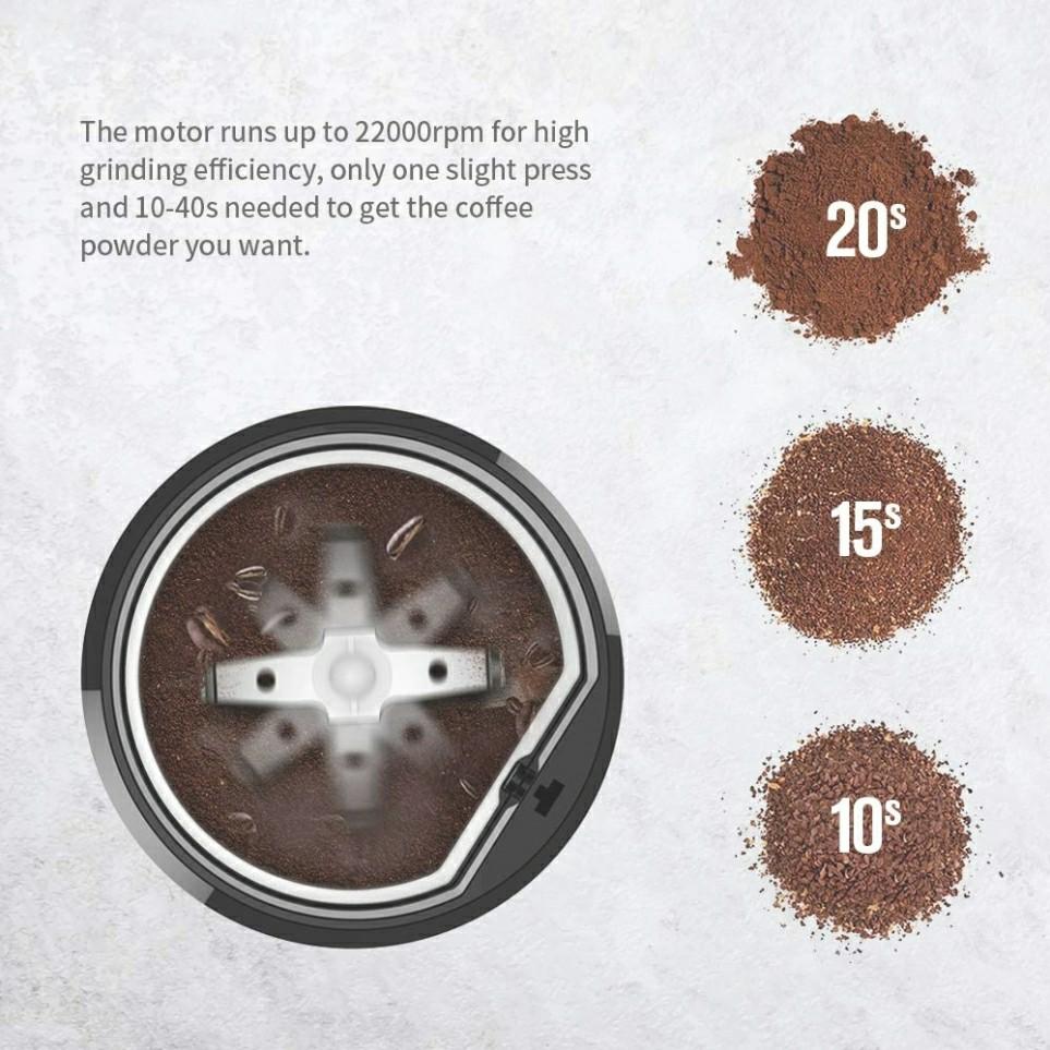 Muzili Electric Coffee Grinder for Coffee Beans Nut & Grain Grinder