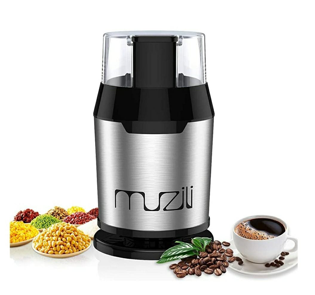 Muzili Electric Coffee Grinder for Coffee Beans Nut & Grain Grinder