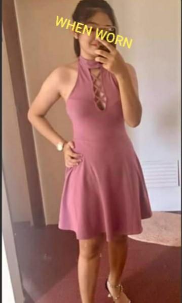 backless day dress