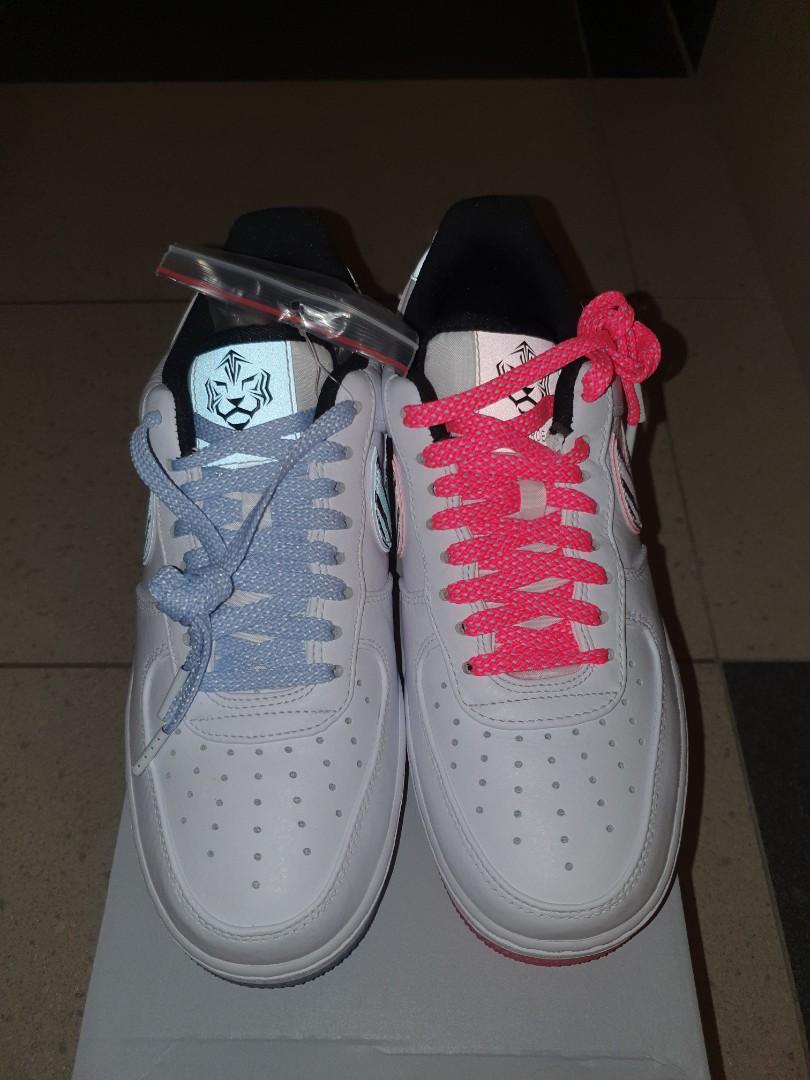 Nike Air Force 1 White Tiger edition, Men's Fashion, Footwear