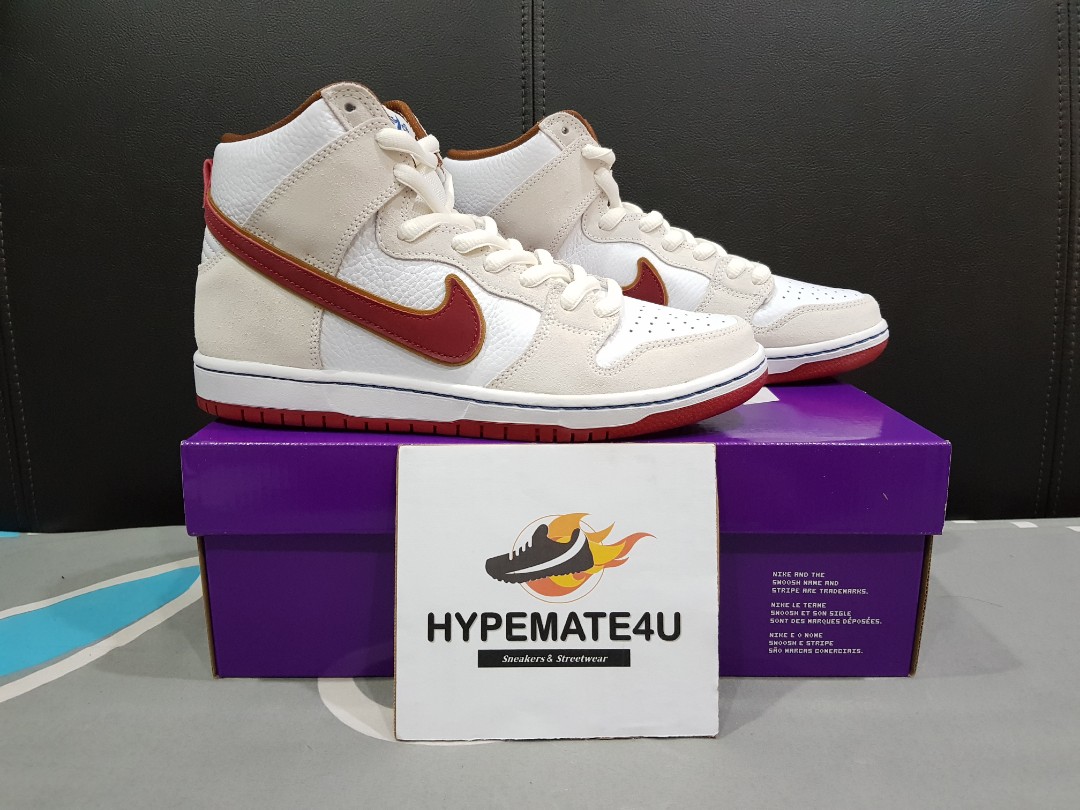 dunk high sail bright crimson