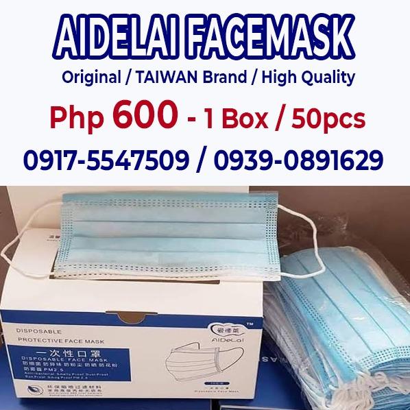 Facemask By Aidelai Taiwan Brand Everything Else Others On