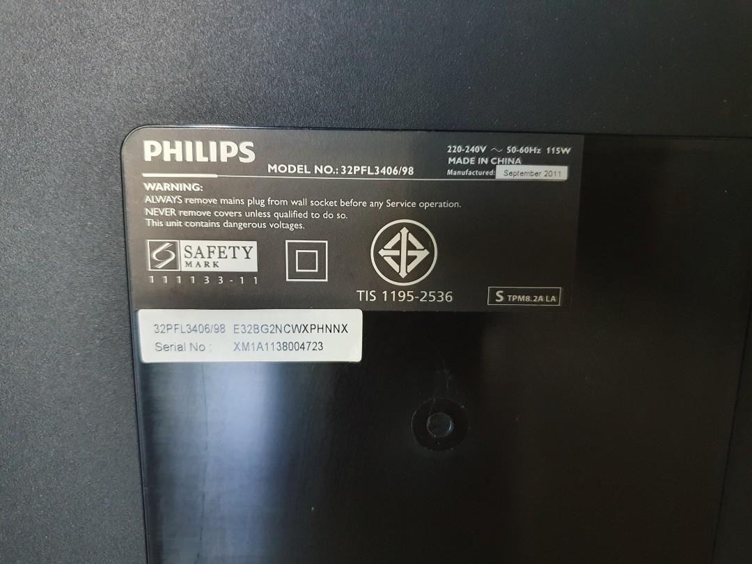 Philip LCD TV, TV & Home Appliances, TV & Entertainment, TV on Carousell