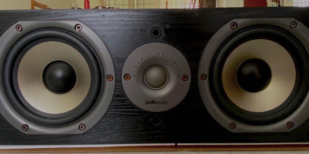 Polk Audio CS10 Center channel speaker Black