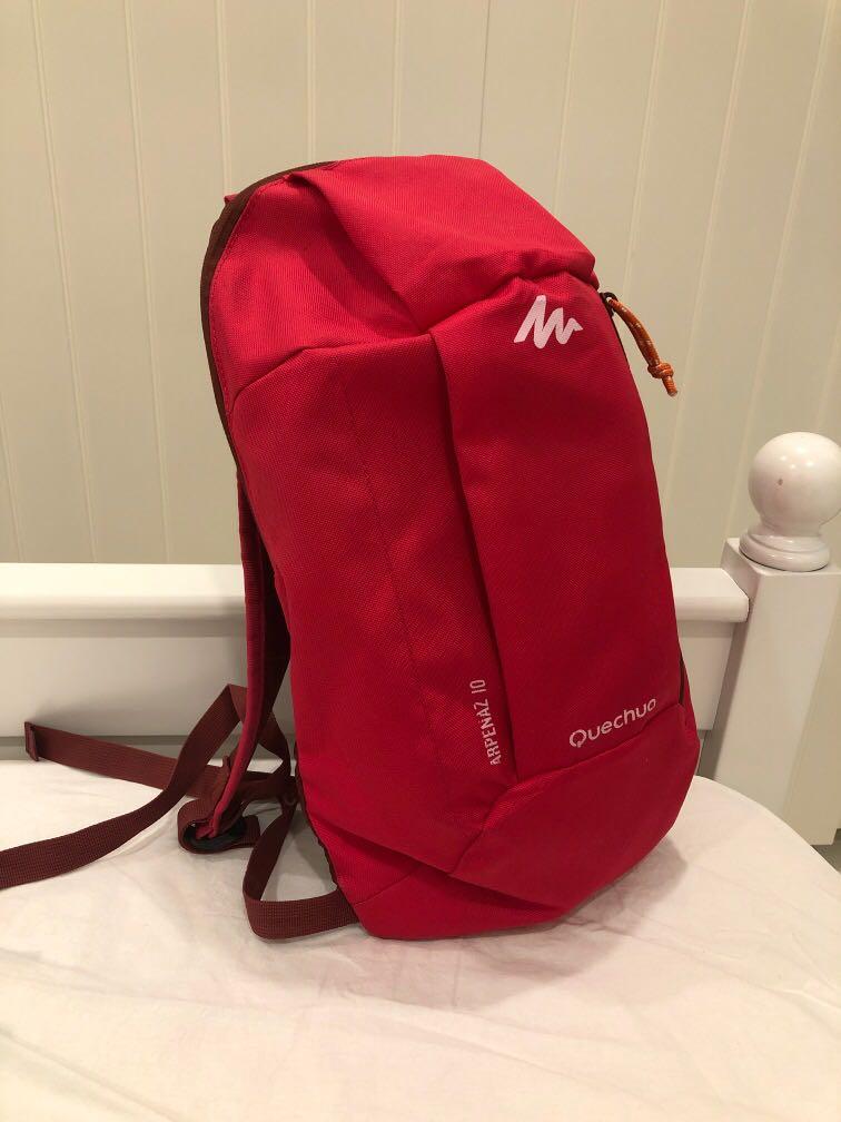 quechua red bag
