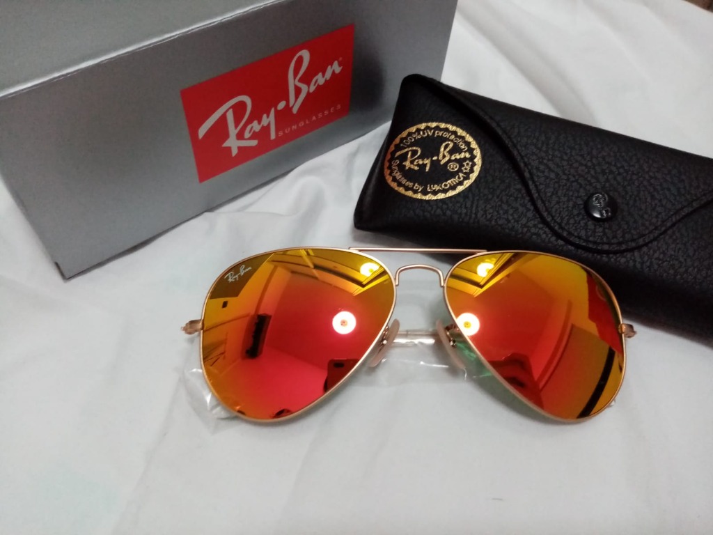 Ray-Ban Aviator Flash lens Sunglasses RB3025 112/69 58-14