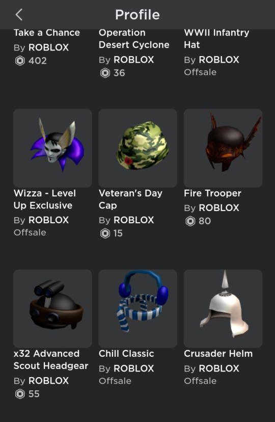Roblox Og Acc Toys Games Video Gaming In Game Products On Carousell - wizza level up roblox