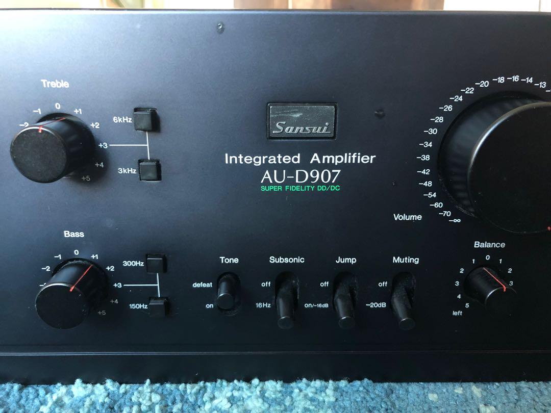 Sansui AU-D907 integrated amplifier, 音響器材, 可攜式音響設備