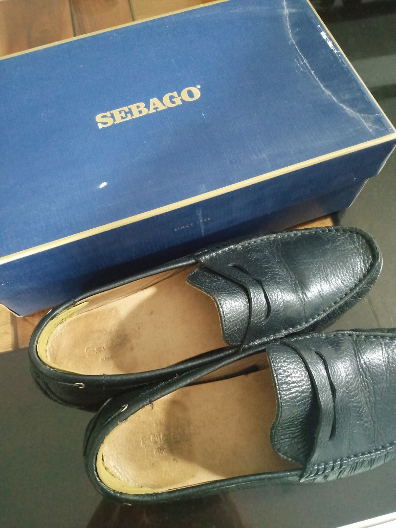 sebago shoes black