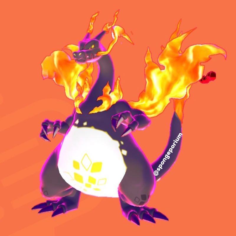 Shiny GMAX Charizard (Pokemon Sword & Shield), Video Gaming, Gaming