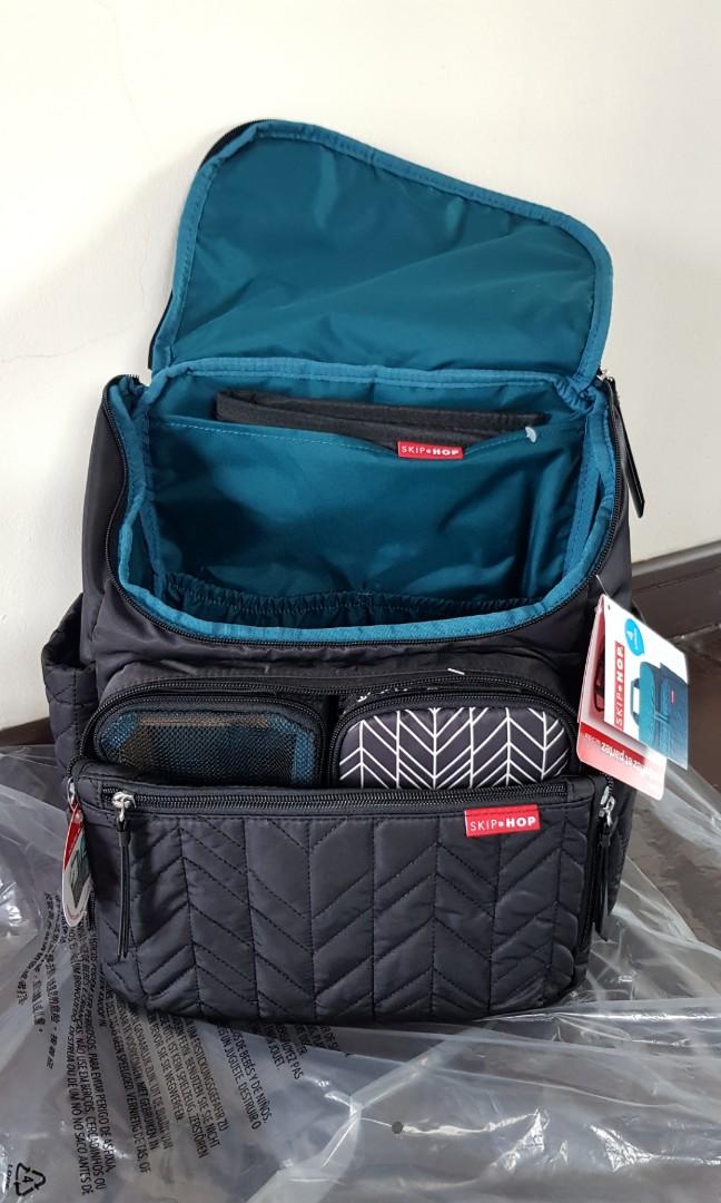 skip hop forma backpack jet black