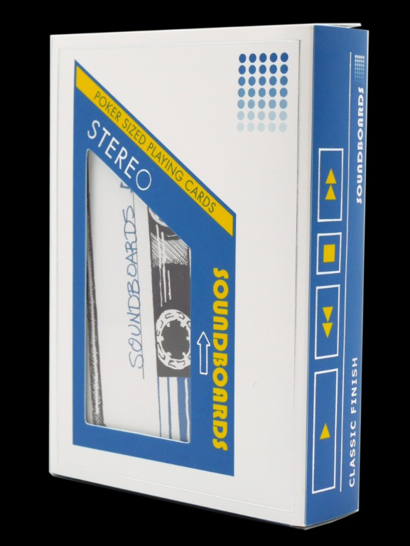 Soundboards V1 Blue Playing Cards, Hobbies & Toys, Toys & Games on