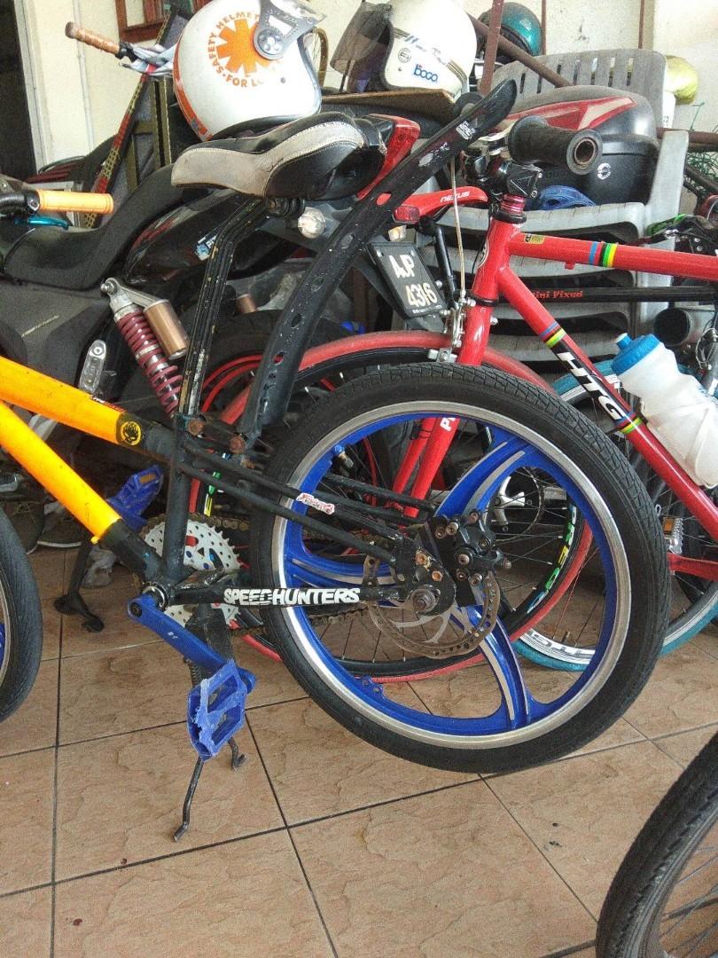 Sportrim Basikal 3 Batang Warna Biru Sports Bicycles On Carousell