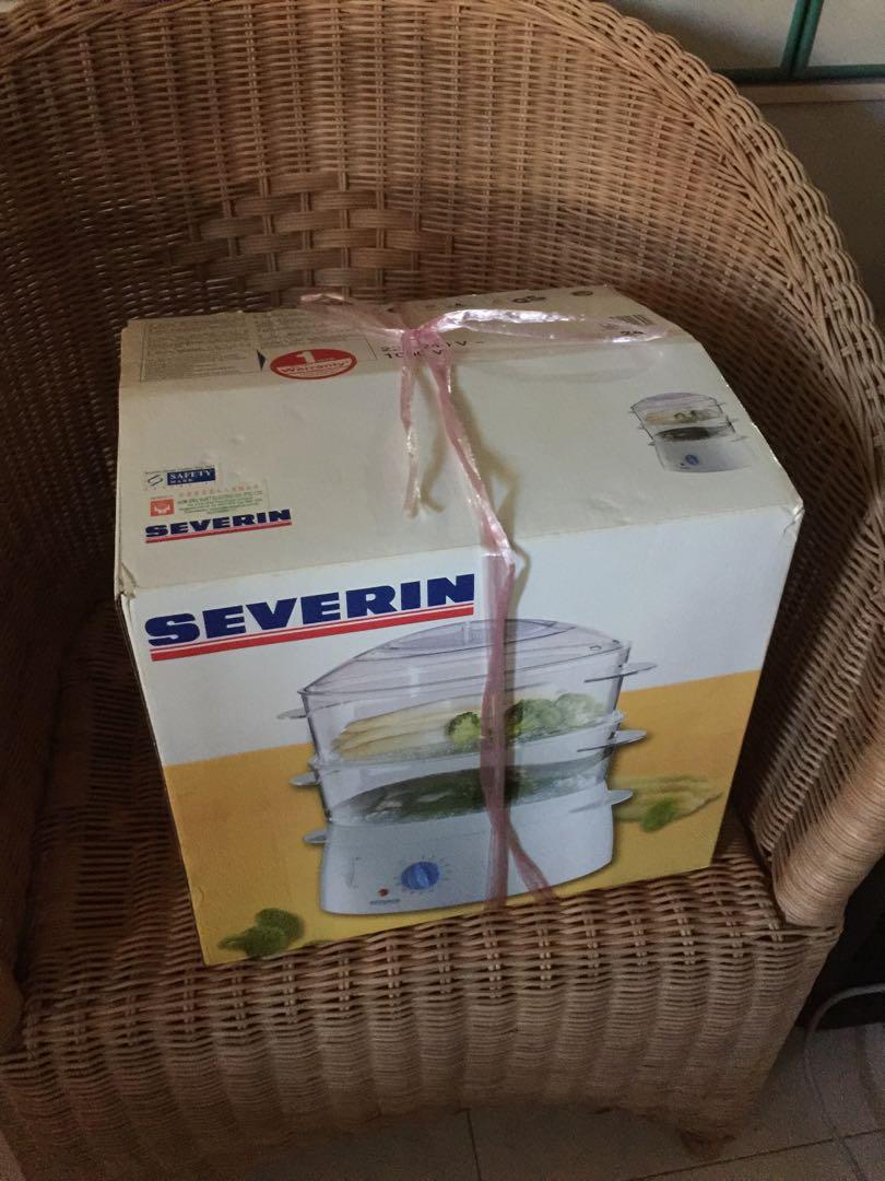 Steamer (Category: Everything Else) located in Singapore. Submitted by louisloswee (Listing ID 1010870921, Image 3). Description: Steamer Severin german brand only available at Takashimaya and selling at $78 2 tiers New Letting go at $30 Pick up at Pasir Ris .