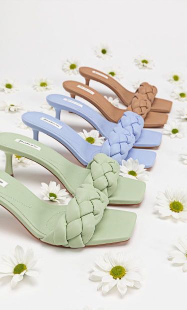 Stradivarius braided sandals cheap