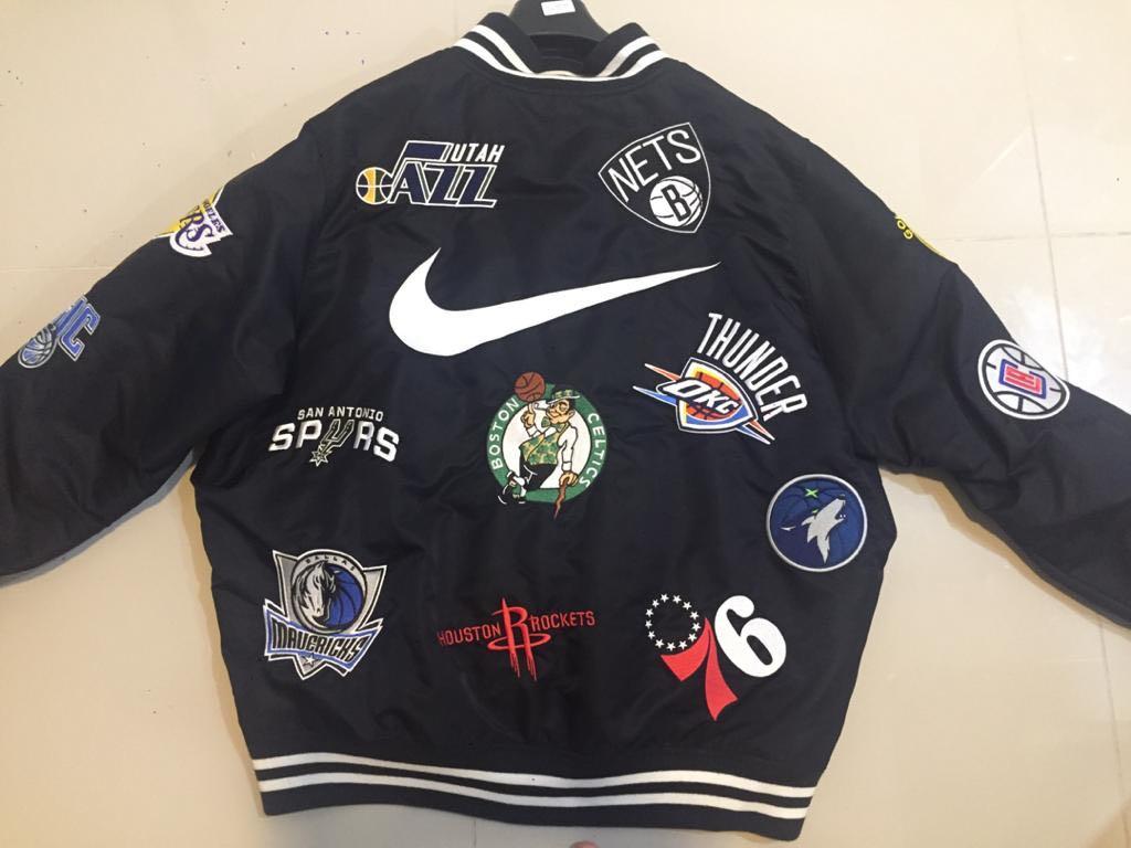 Supreme nba hotsell bomber jacket