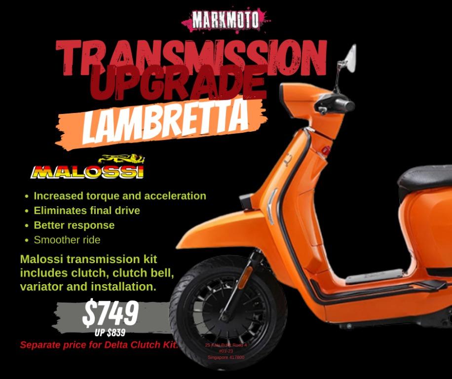 Transmission Upgrade For Lambretta Motorcycles Motorcycle Accessories On Carousell