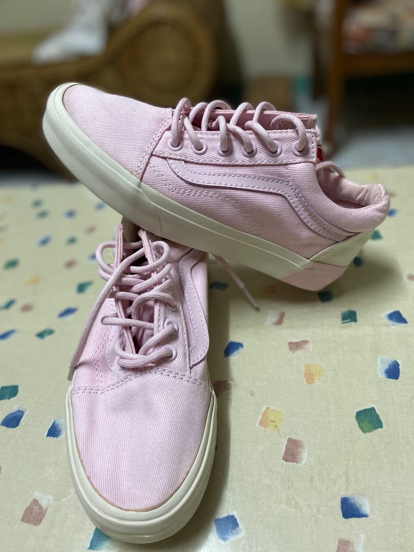 vans ultracush pink