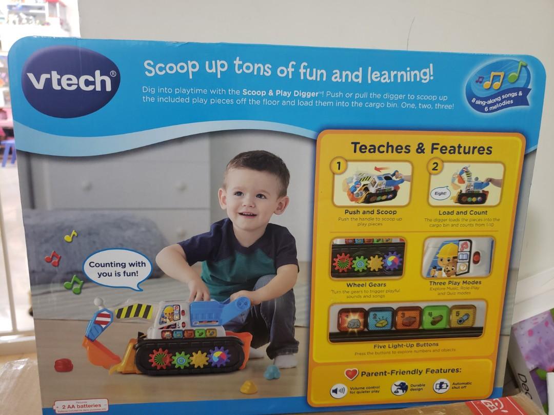 vtech baby scoop and play excavator